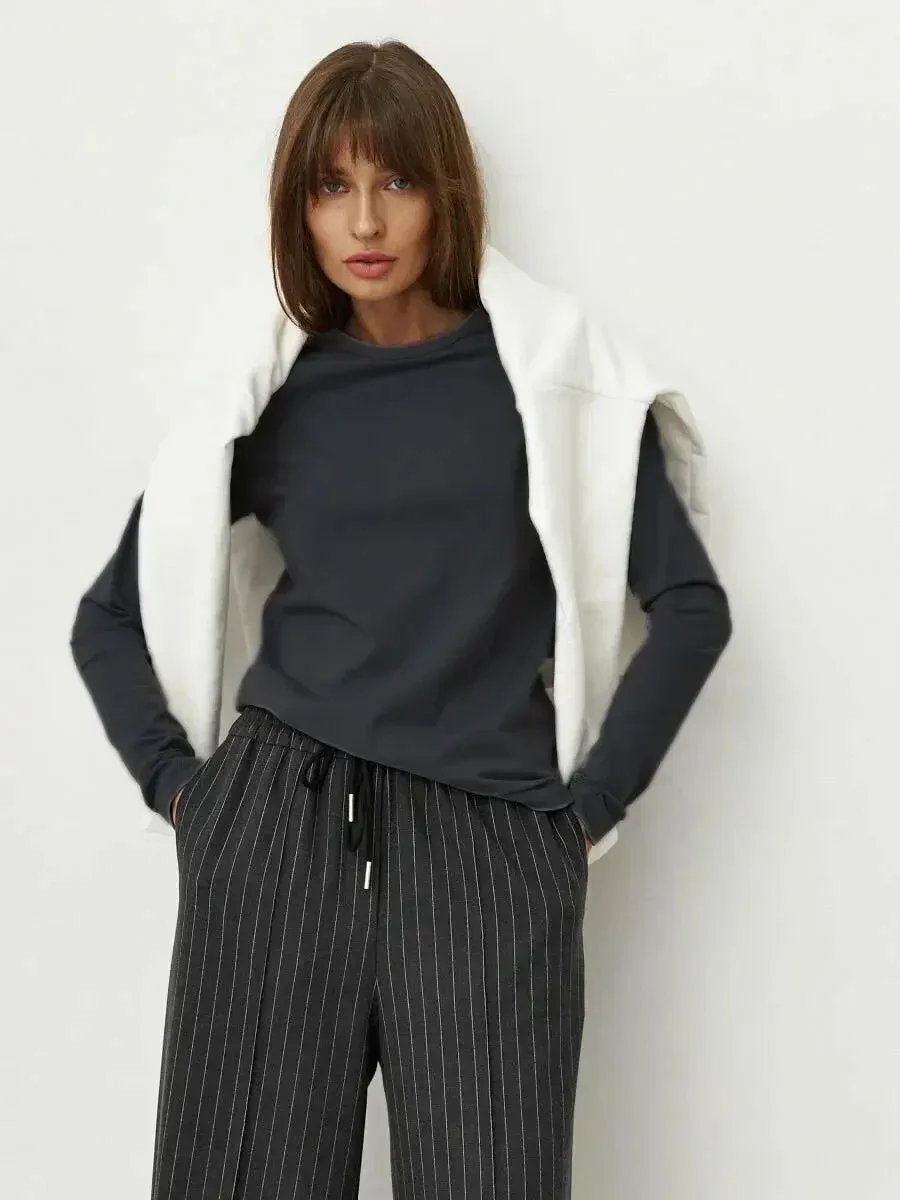 100% Cotton Long-Sleeve T-Shirt – Soft, Durable, and Comfortable.