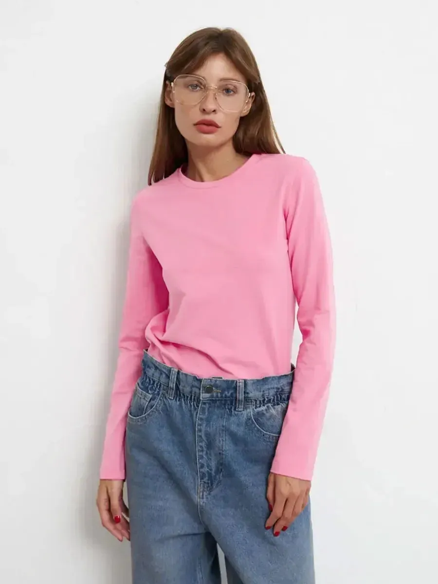 100% Cotton Long-Sleeve T-Shirt – Soft, Durable, and Comfortable.