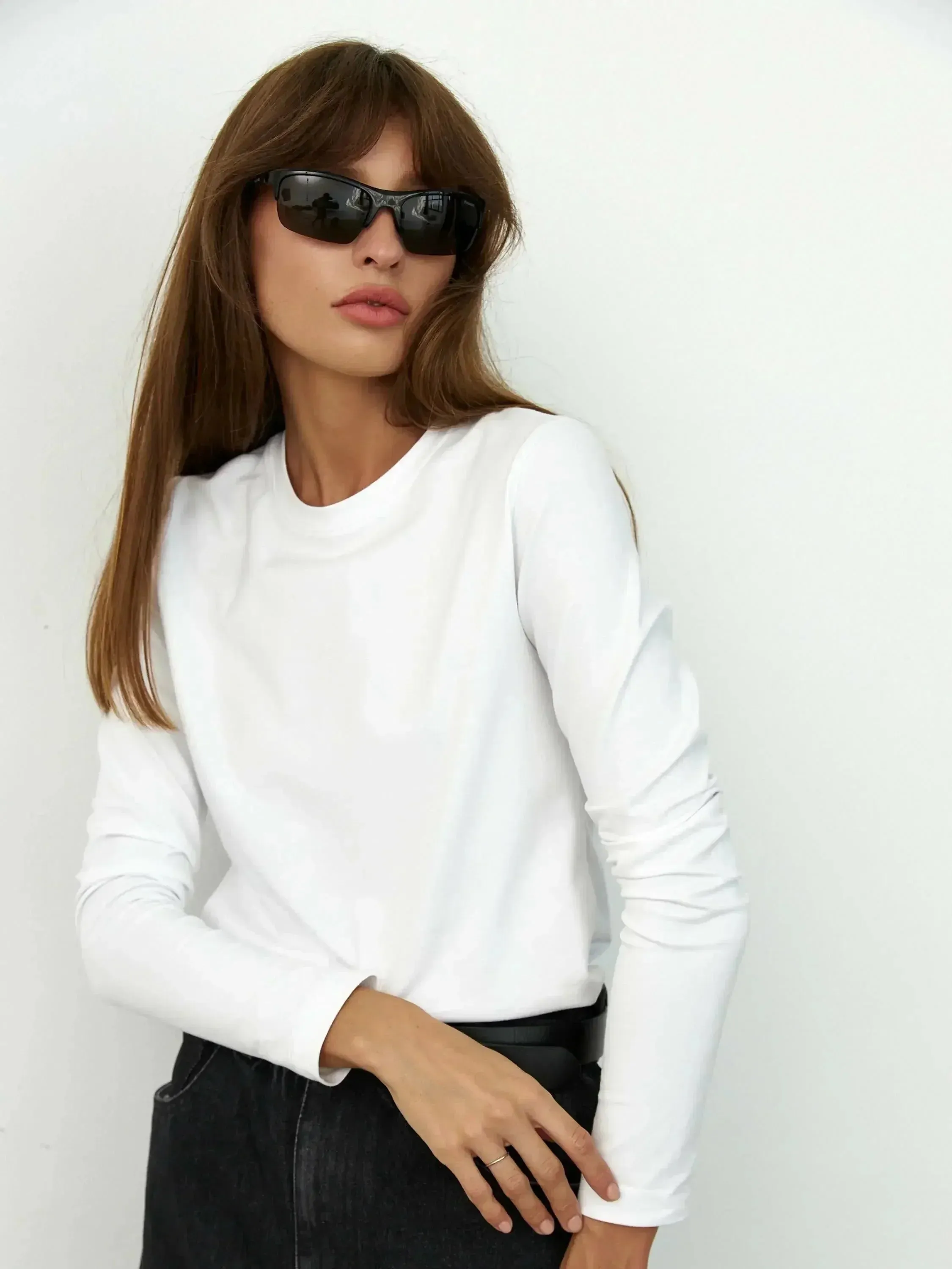 100% Cotton Long-Sleeve T-Shirt – Soft, Durable, and Comfortable.