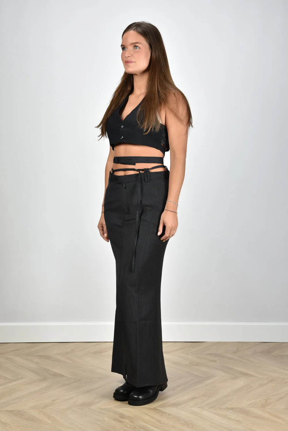 1/OFF Paris gilet Cropped 34113-09 assort black navy 2