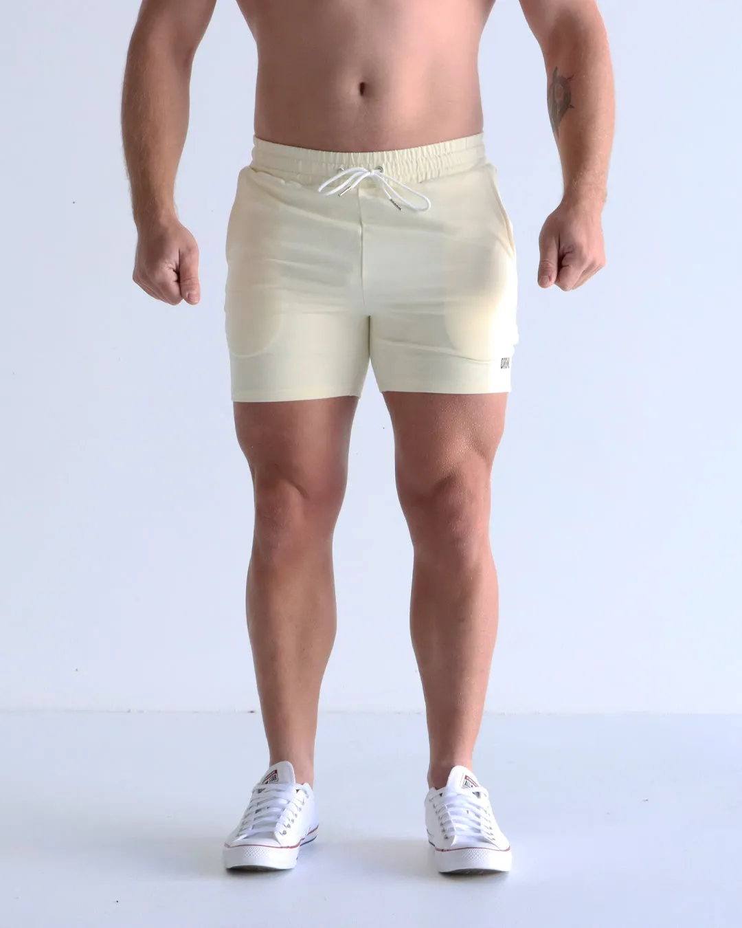 5" Base Shorts - Cream