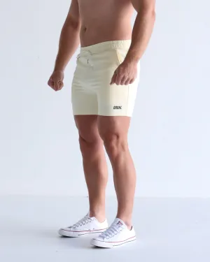 5" Base Shorts - Cream