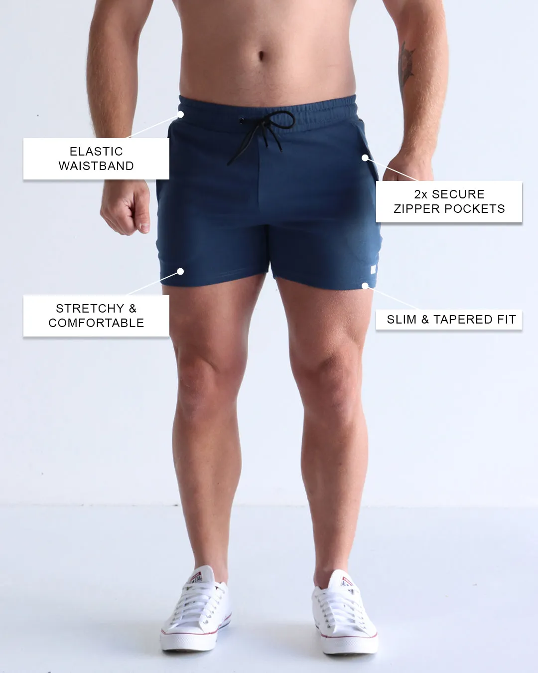 5" Base Shorts - Navy