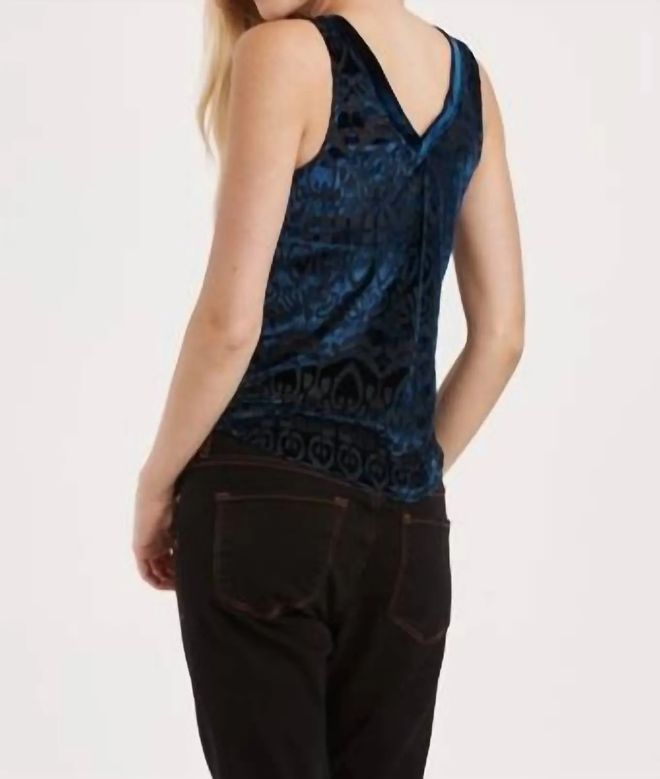 Acacia Tank Top In Sapphire Symphony