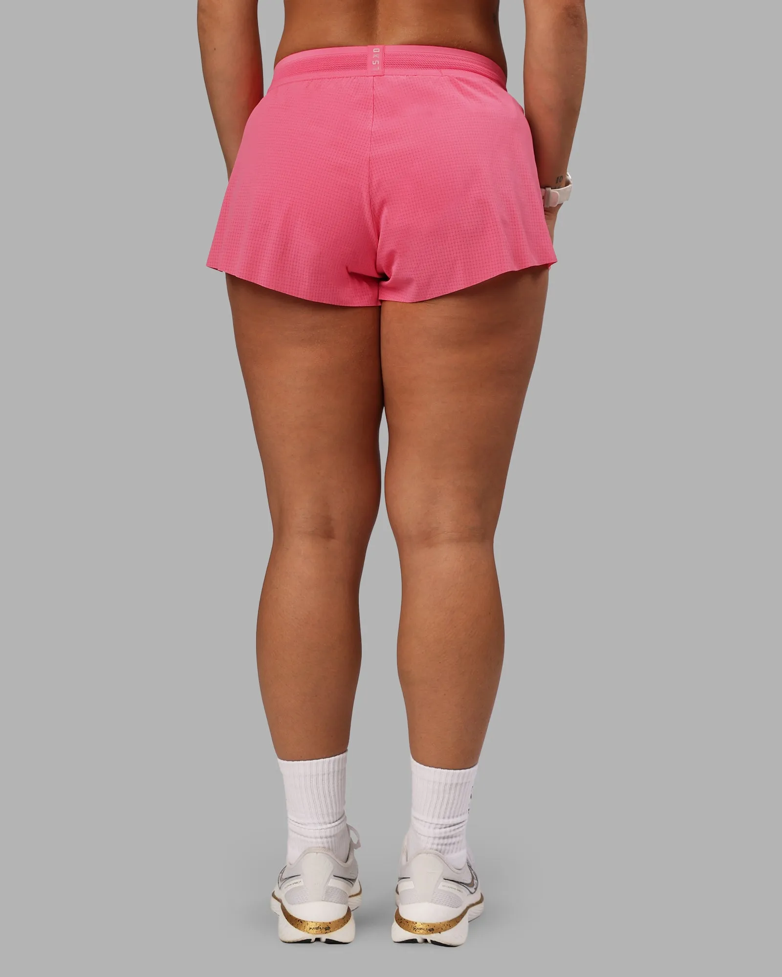 Accelerate Run Short 3" - Pink Lemonade