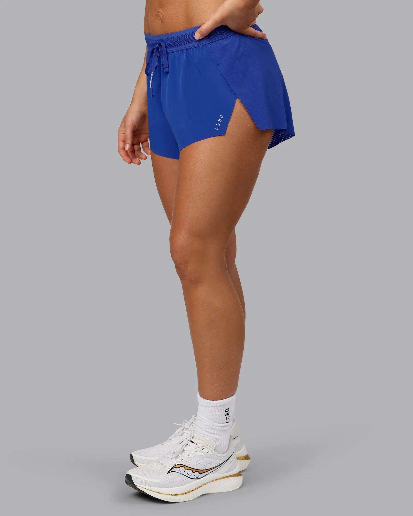 Accelerate Run Short 3" - Power Cobalt