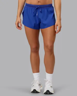 Accelerate Run Short 3" - Power Cobalt