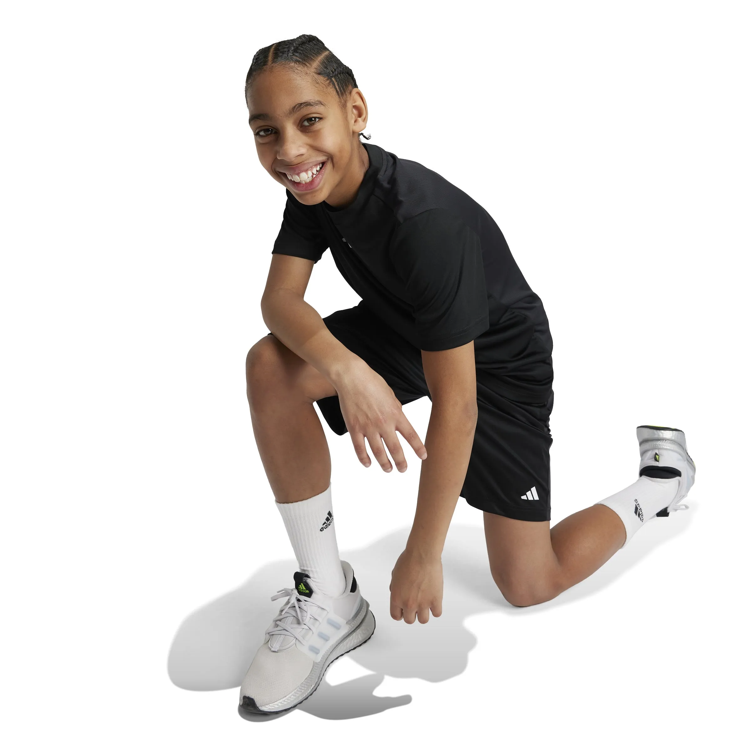 Adidas Train Essentials Logo Regular Fit Shorts Kids - Youth
