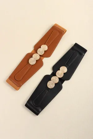 Alloy Buckle Elastic Belt – Sleek, Stylish, and Adjustable