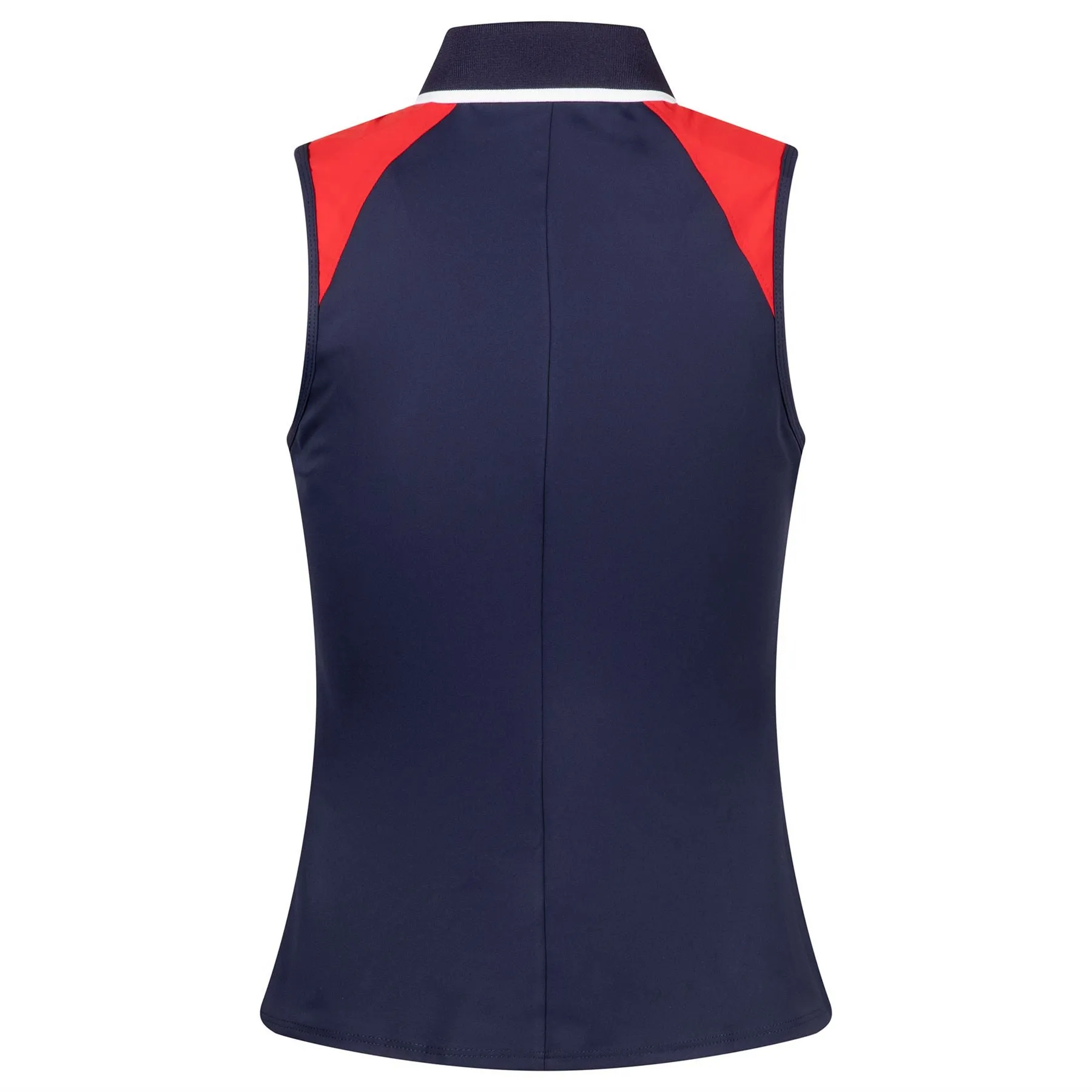 America Colorblocked SL Polo Navy/Red