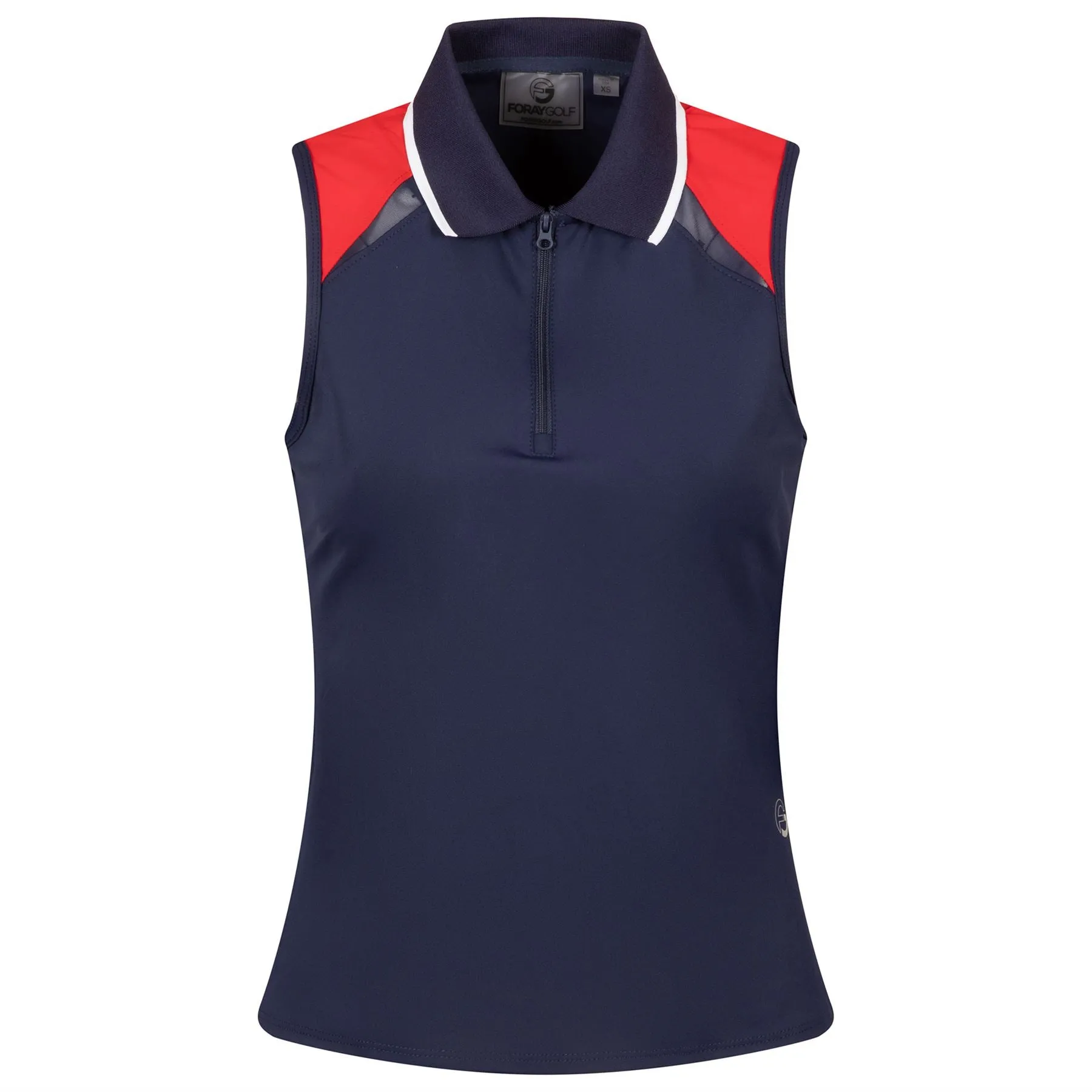 America Colorblocked SL Polo Navy/Red
