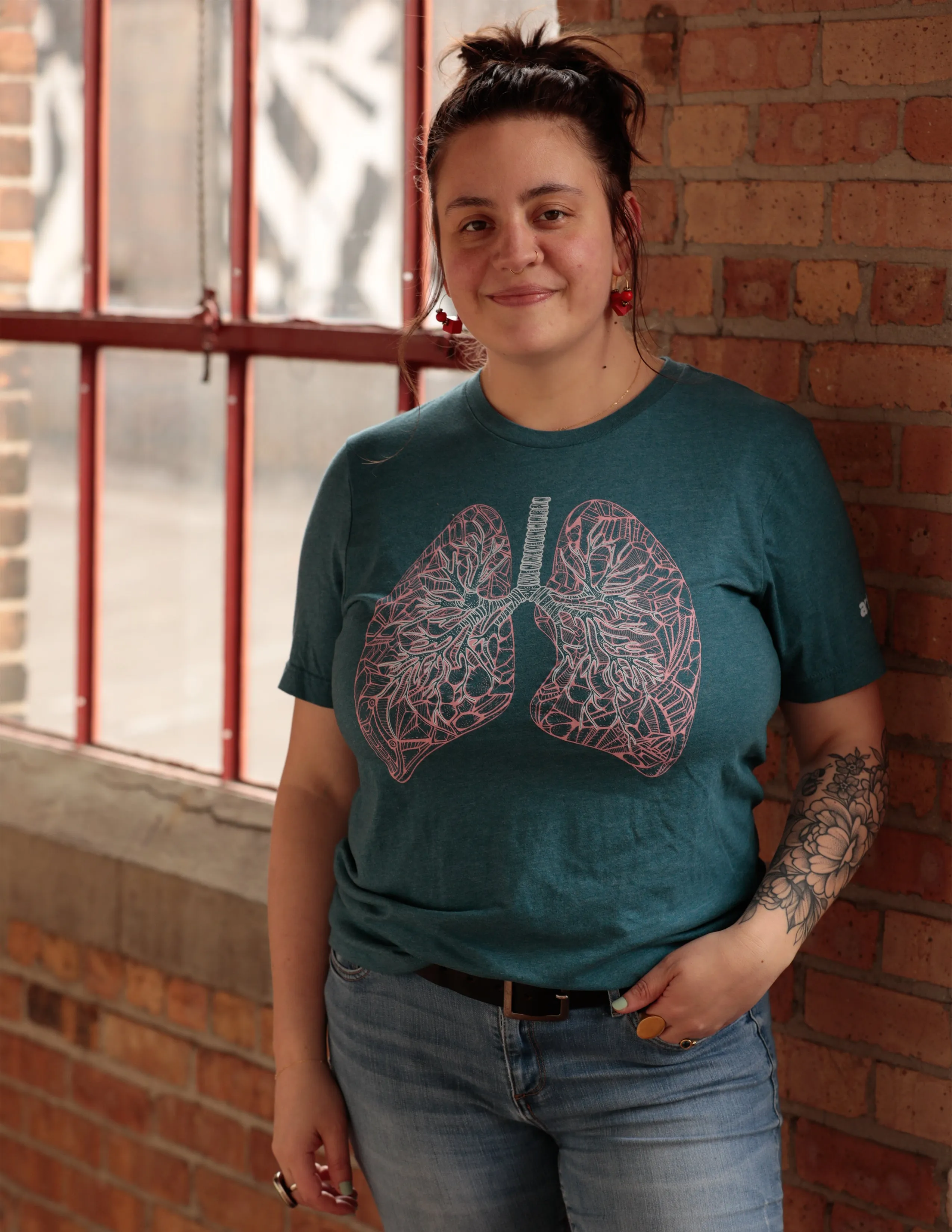 Anatomical Lungs Unisex T. Shirt
