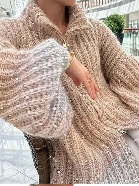 Angelina Stylish Knitted Sweater