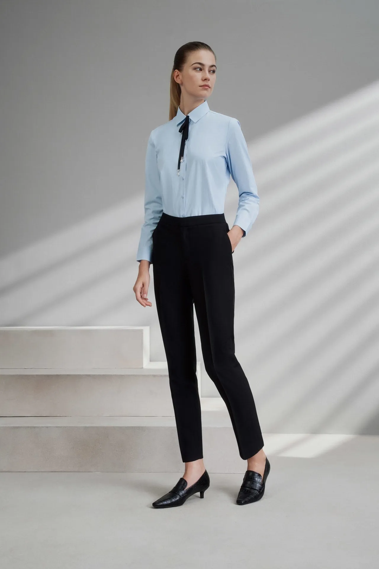 Ankle Cigarette Suit Pants