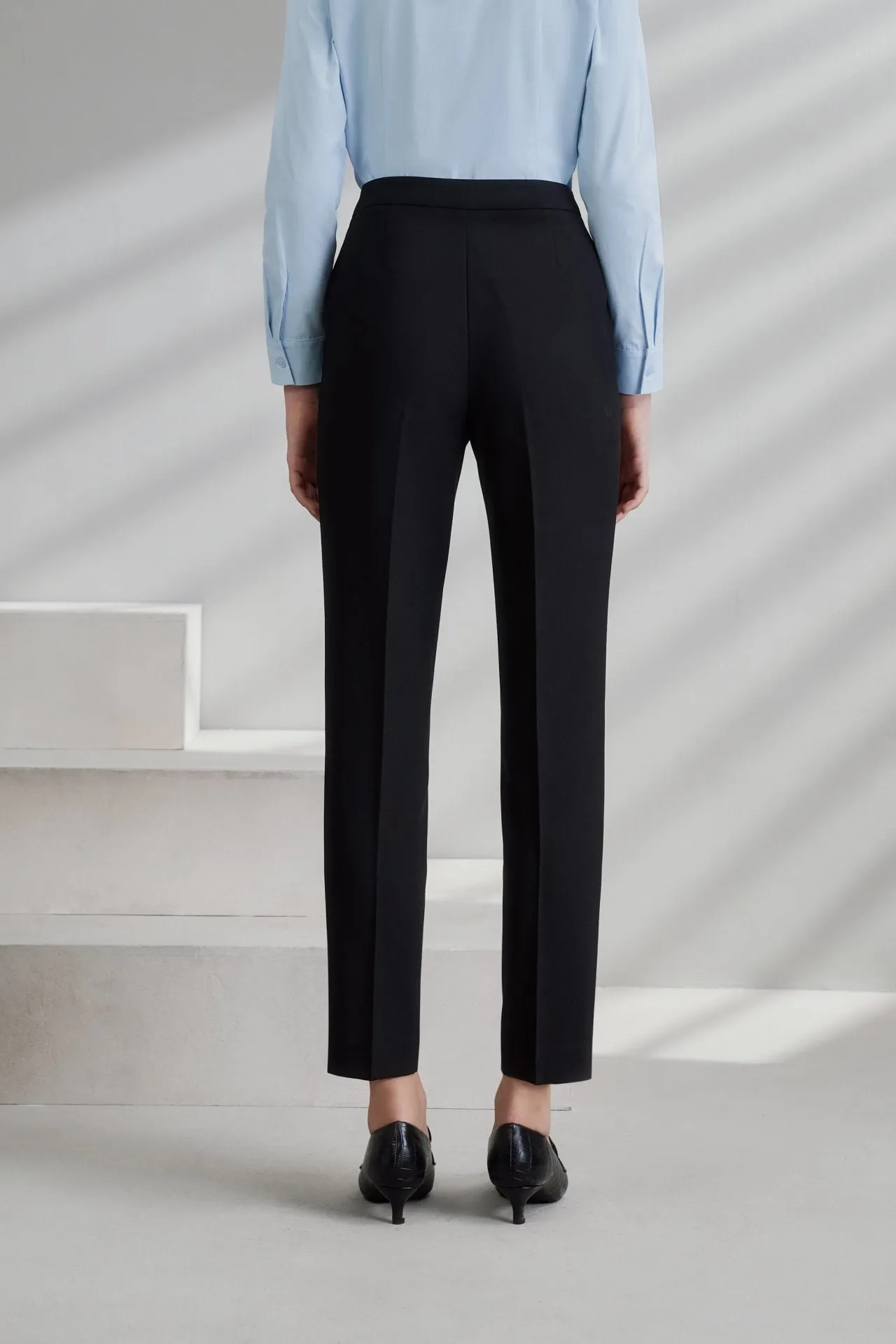 Ankle Cigarette Suit Pants