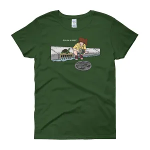 Are You a Ninja? April in New York Ninja? Fitted T-Shirt