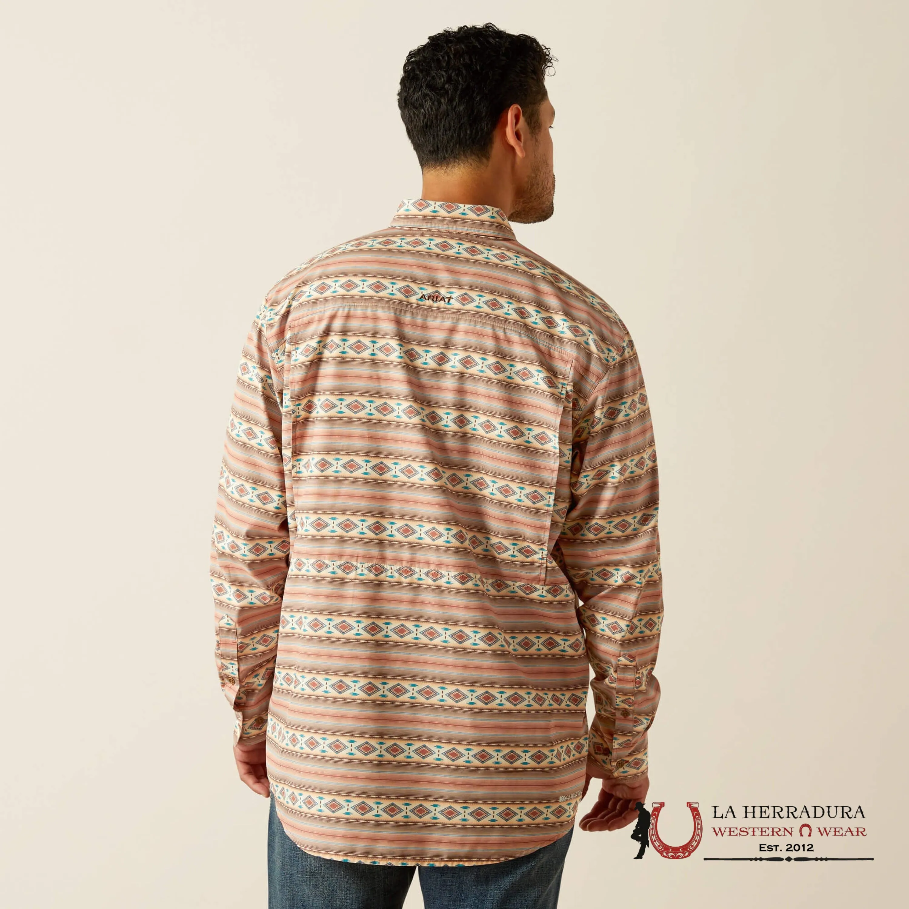 ARIAT VENTTEK OUTBOUND LONG SLEEVE SHIRT BAKED CLAY - 5231