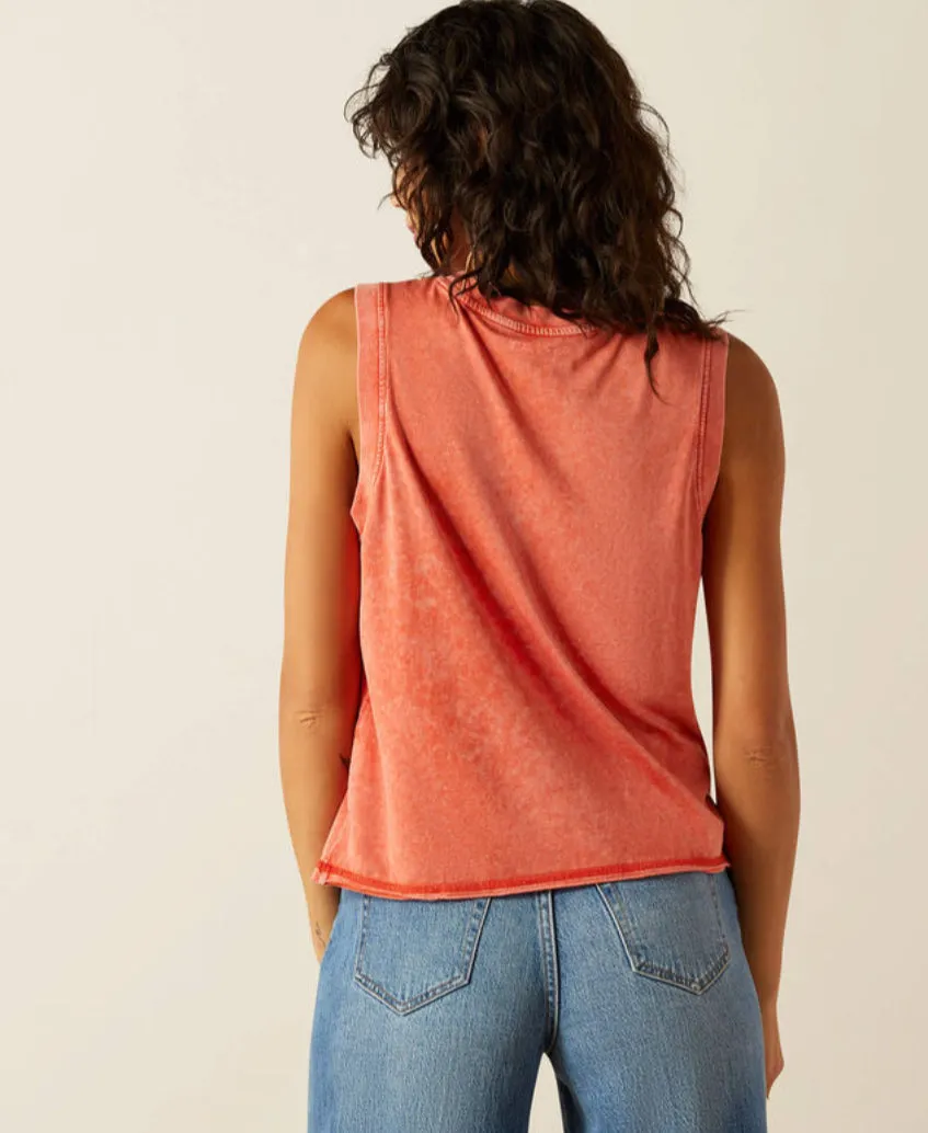 Ariat Women’s Desert Club Tank - Chili