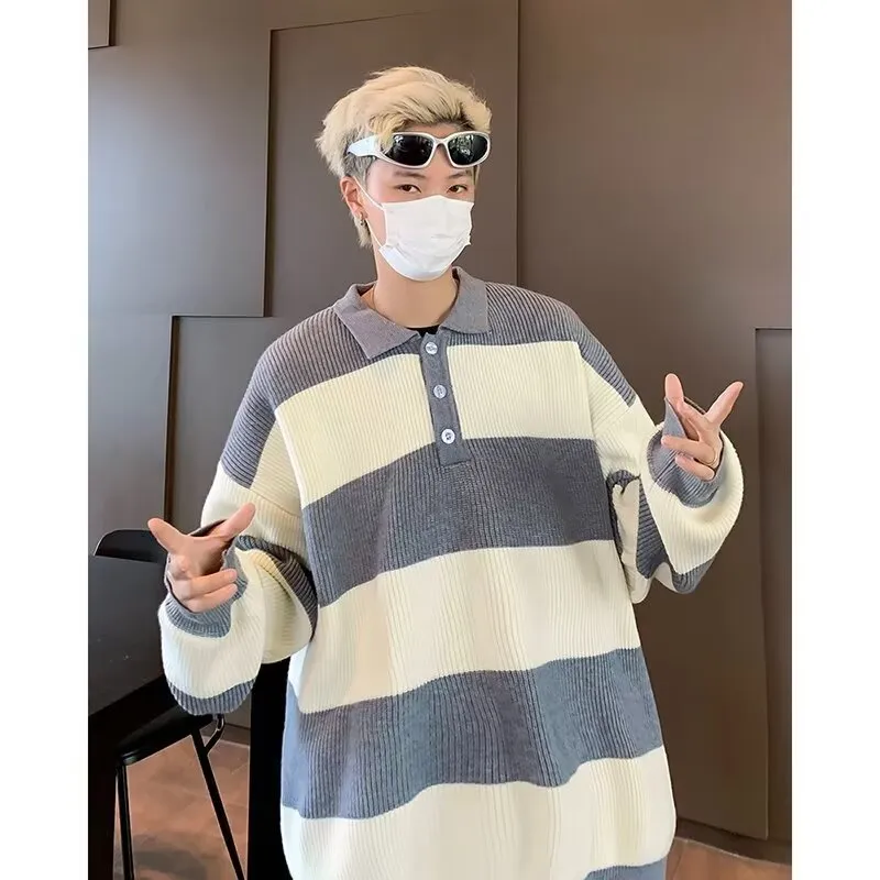 AUTUMN & WINTER LEISURE IDLE STYLE KNITTED BOTTOMING SHIRT