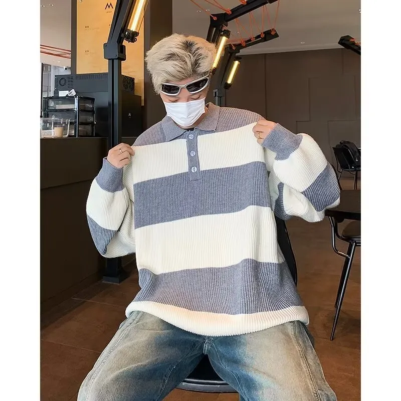 AUTUMN & WINTER LEISURE IDLE STYLE KNITTED BOTTOMING SHIRT