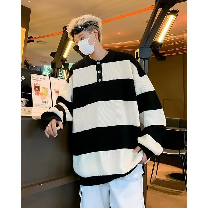 AUTUMN & WINTER LEISURE IDLE STYLE KNITTED BOTTOMING SHIRT