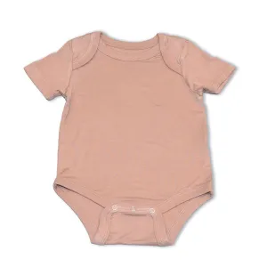 Bamboo Short Sleeve Onesie (Maple Sugar)