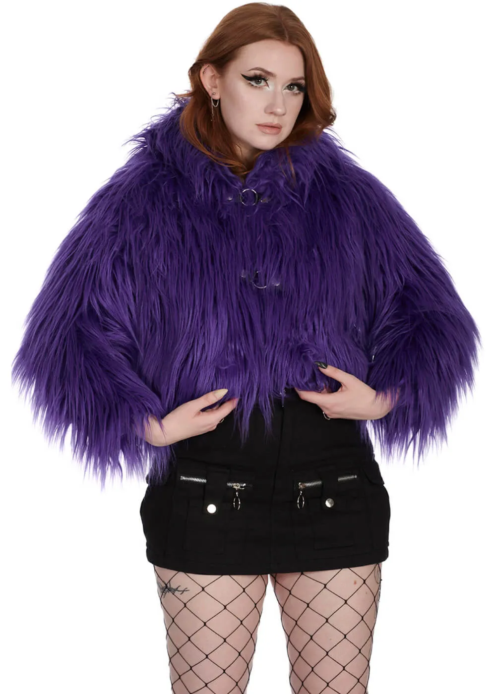 Banned Alternative Buffy Fuzzy Jasje Paars