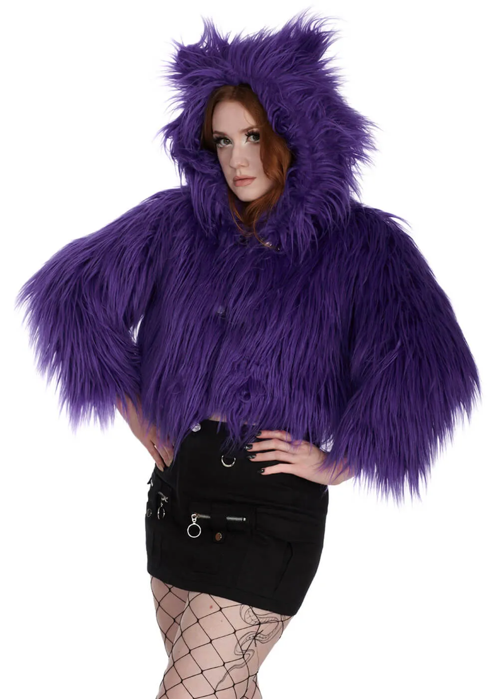Banned Alternative Buffy Fuzzy Jasje Paars