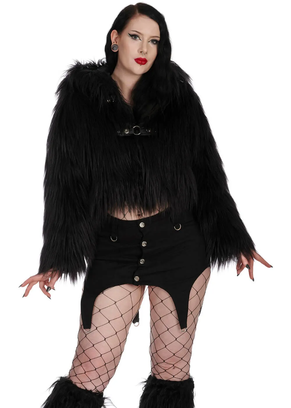 Banned Alternative Buffy Fuzzy Jasje Zwart