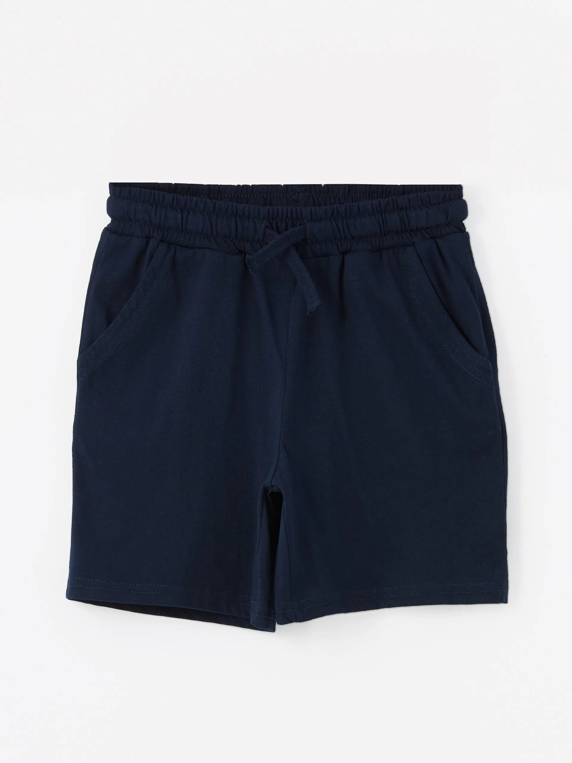 Basic Boy Shorts with Elastic Waist