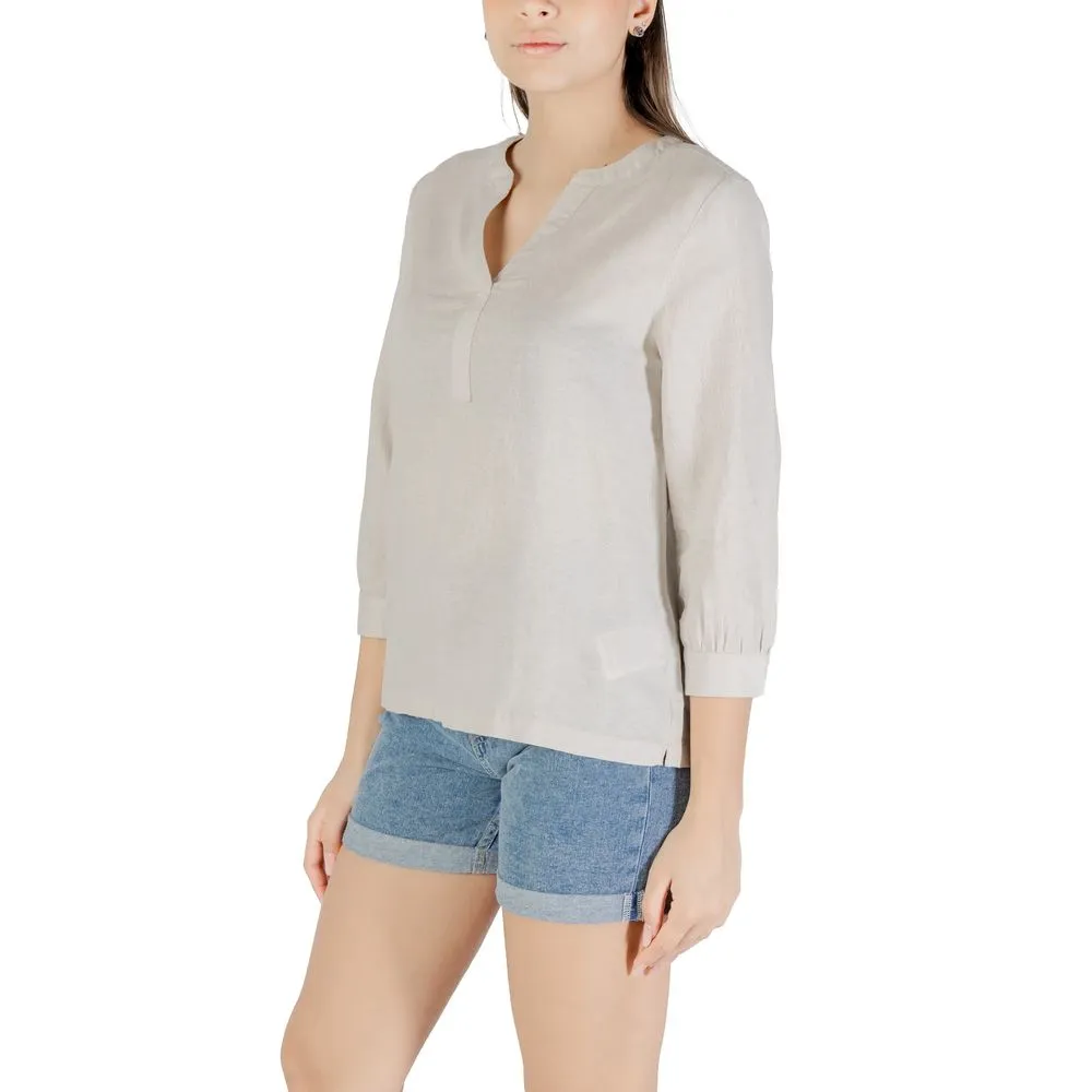 Beige Linen Shirt