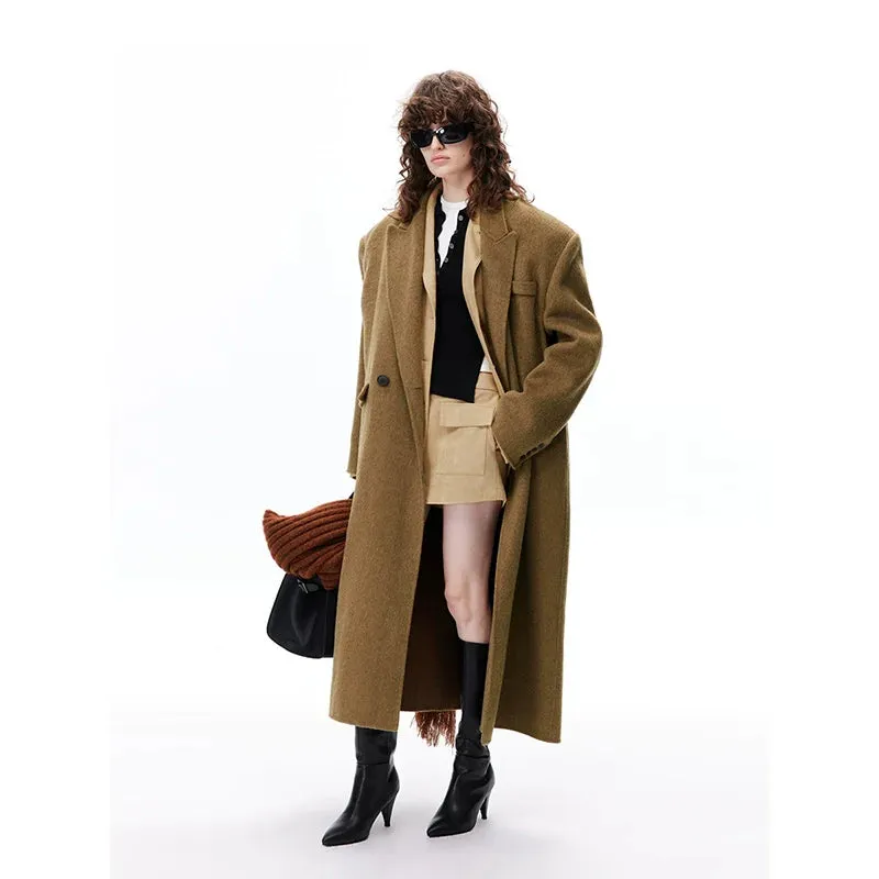 Beige Oversized Blazer