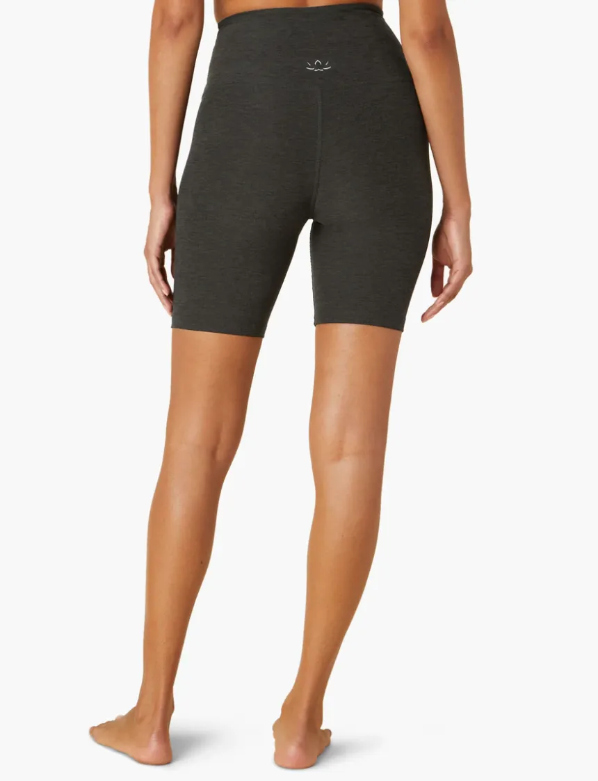 Beyond Yoga Spacedye Keep Pace Biker Short- Darkest Night