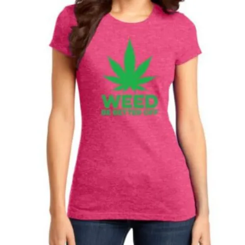 Big Leaf Logo, Women Heathered T-Shirt