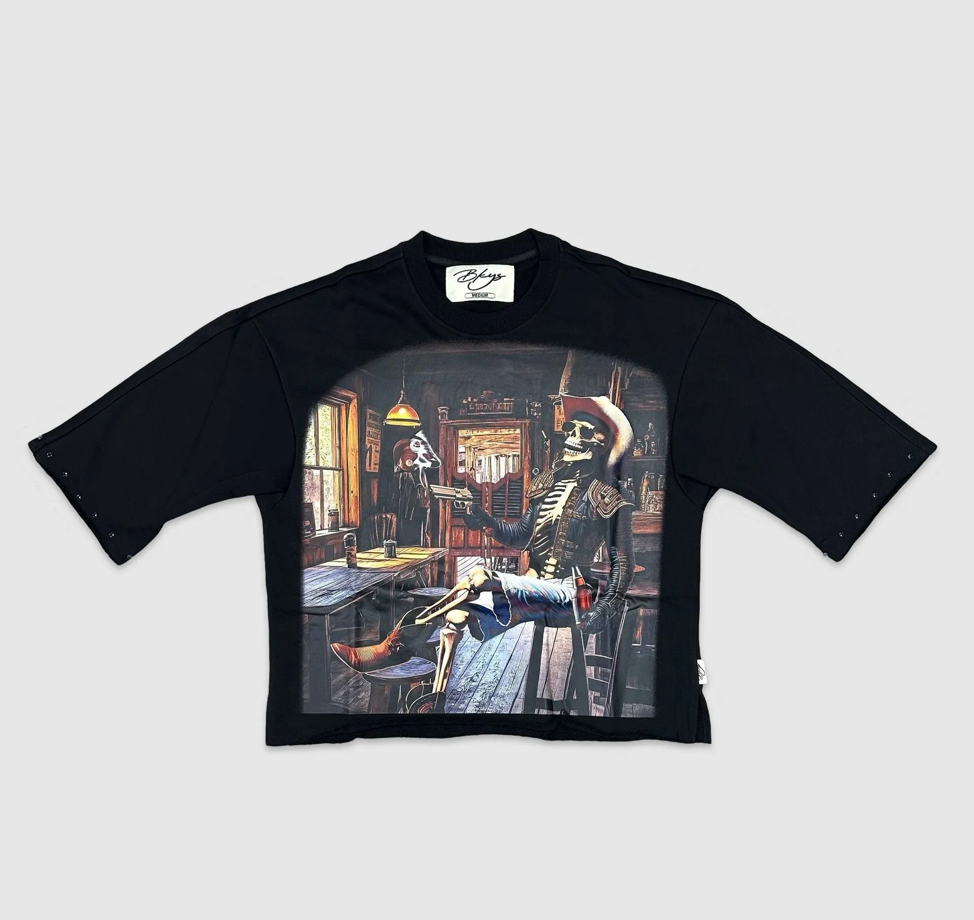 BKYS-T1244-Harsh Cropped Tee