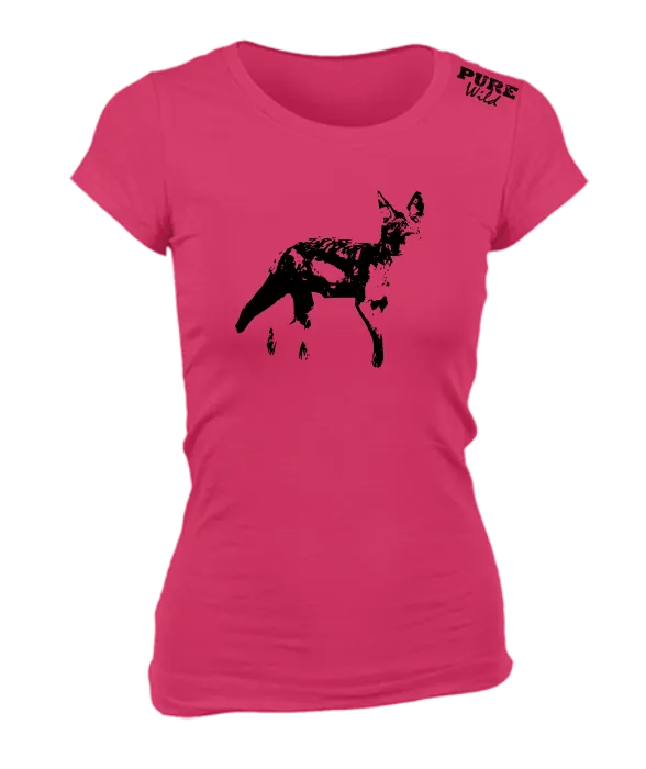 Black-backed Jackal T-Shirt For The Ladies