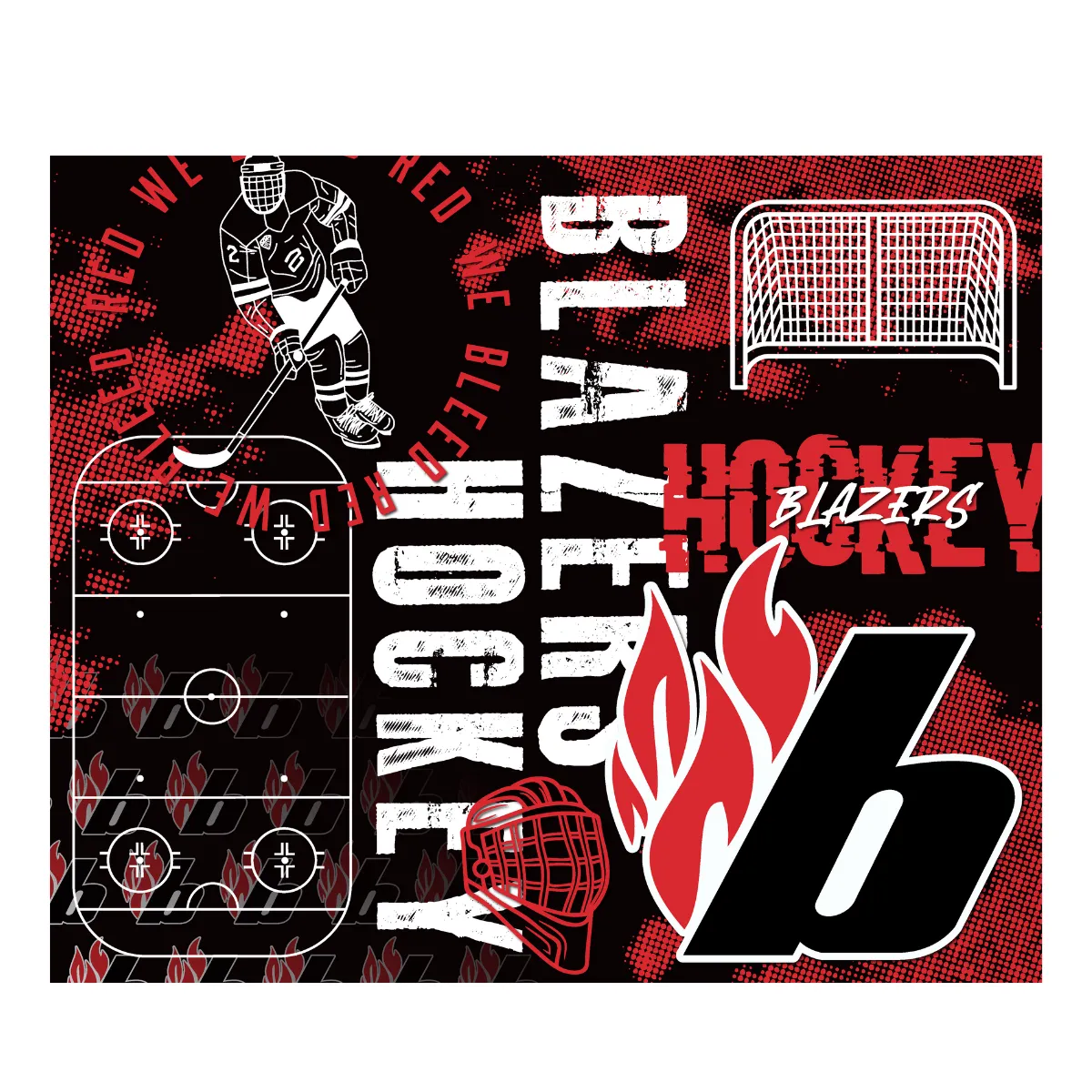 Blazers Sherpa Blanket