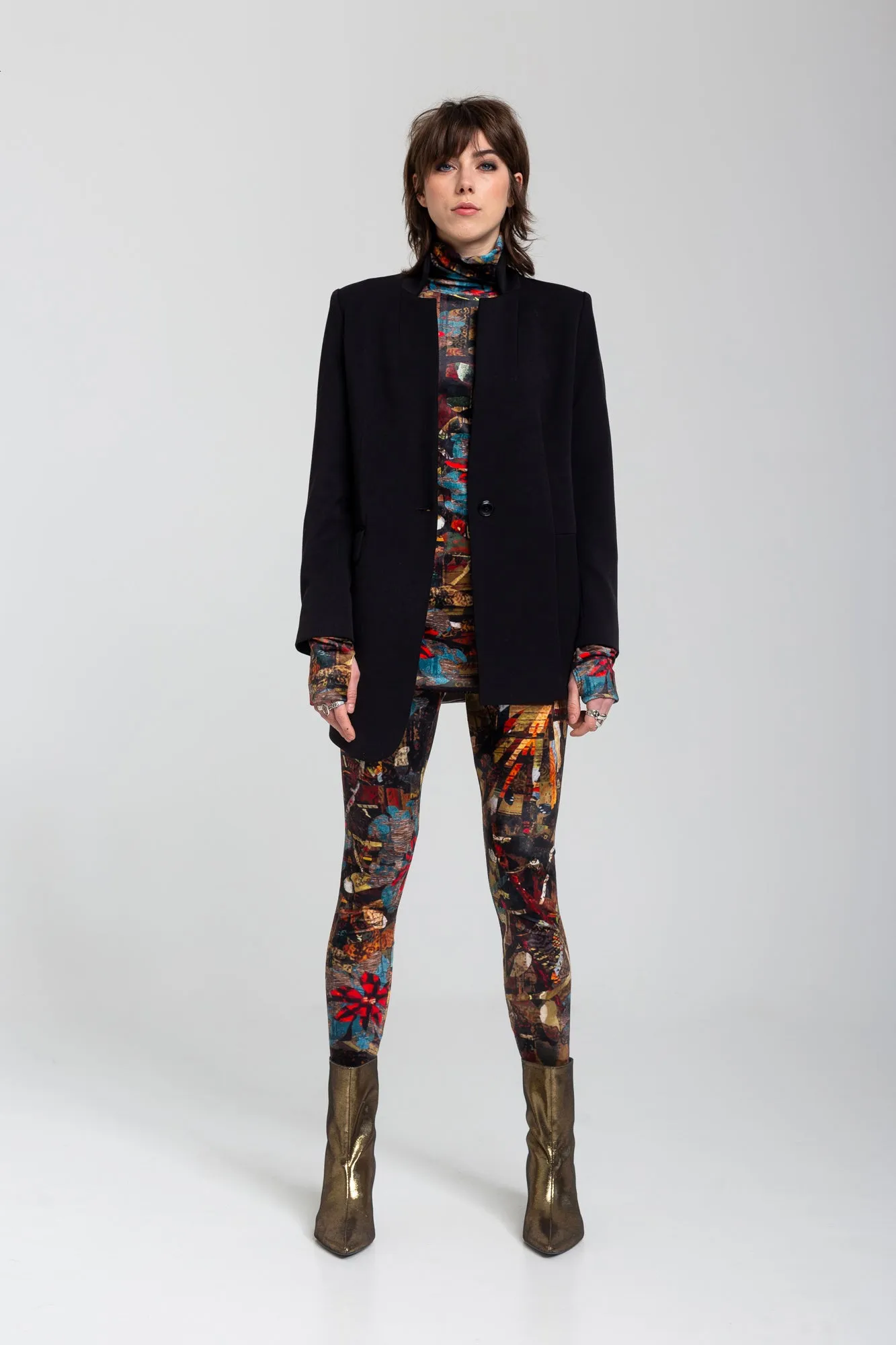 BLOOM VELVET leggings