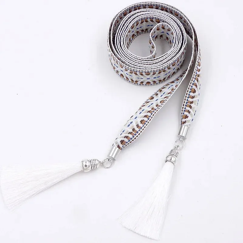 Boho Ethnic Chic Tassel Chain Waist Belt