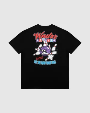 BOWLING BOX FIT TEE - BLACK