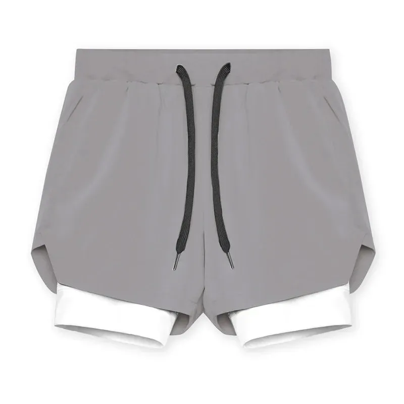 Breathable Double Sport Shorts