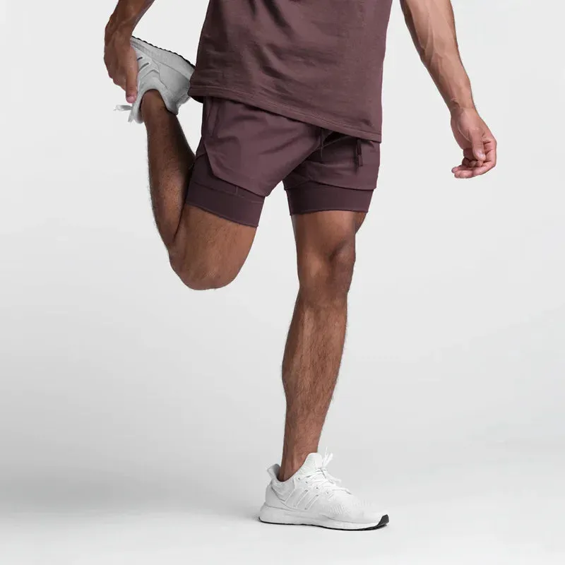 Breathable Double Sport Shorts