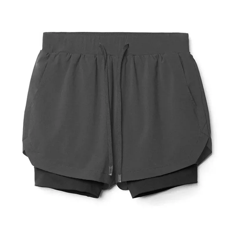 Breathable Double Sport Shorts