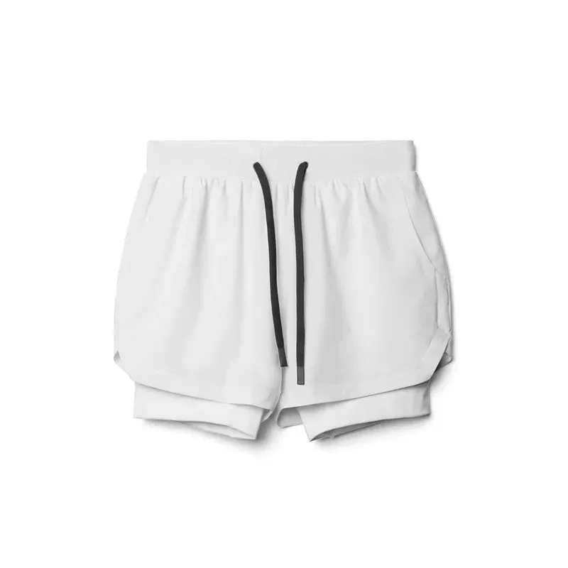 Breathable Double Sport Shorts