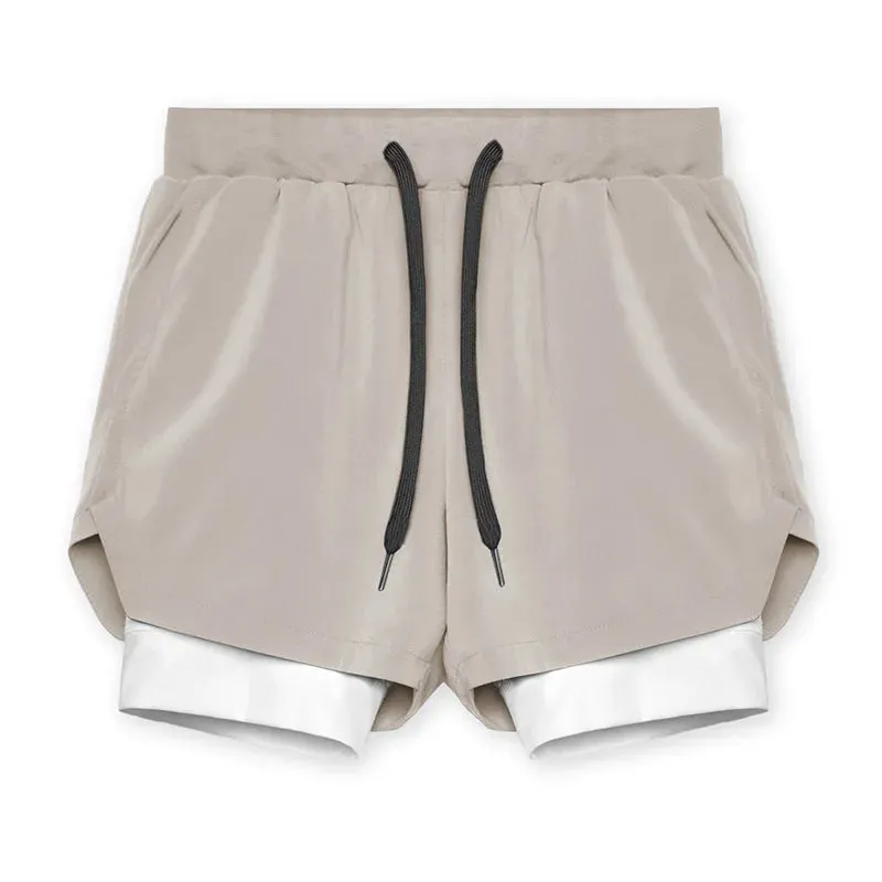 Breathable Double Sport Shorts