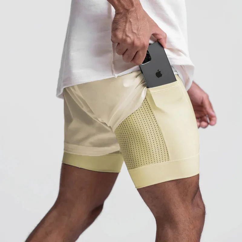 Breathable Double Sport Shorts