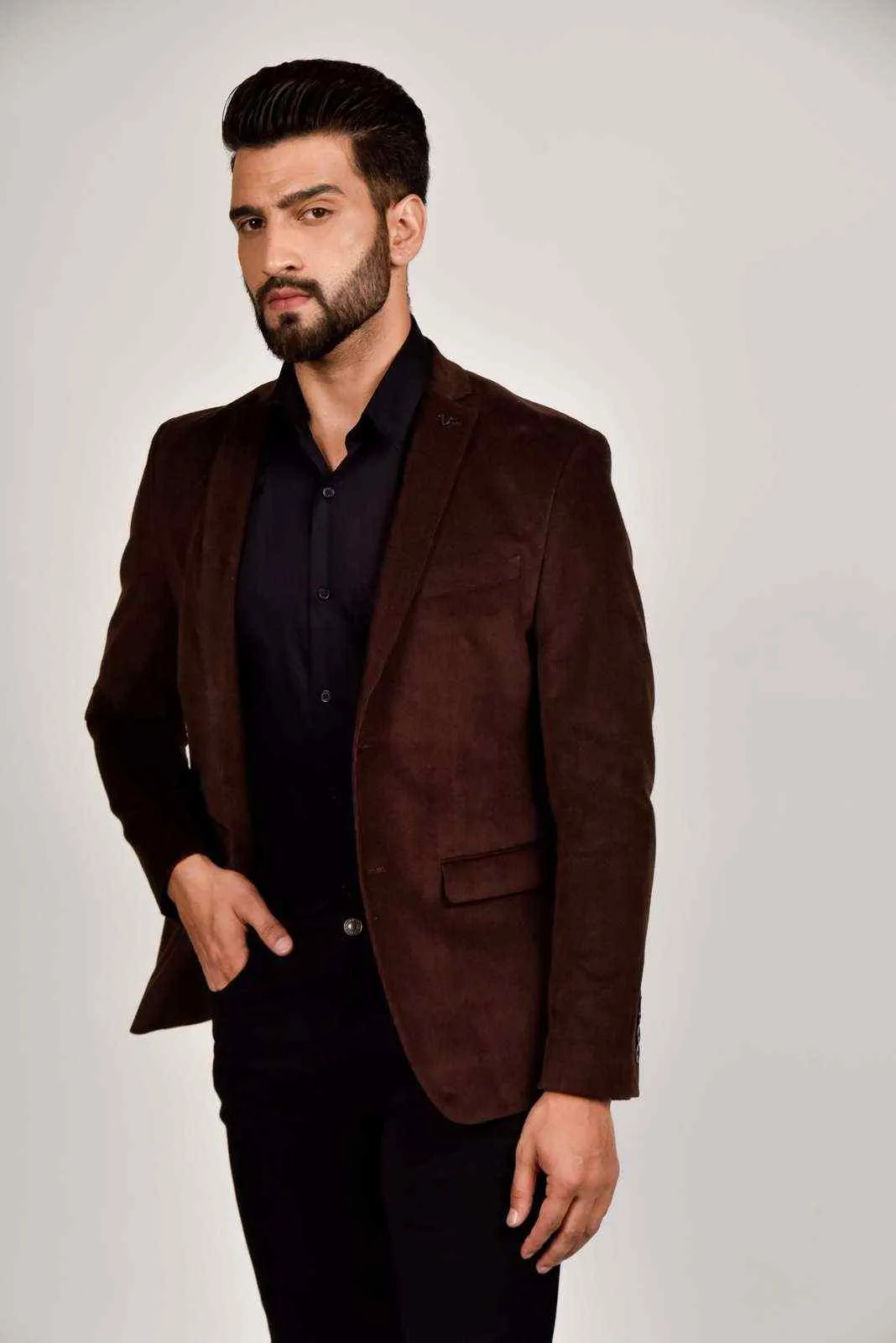 Brown Cord Blazer