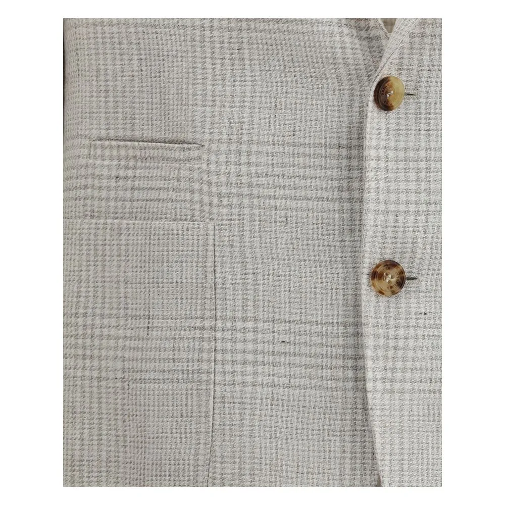 Brunello Cucinelli Check pattern linen Blazer