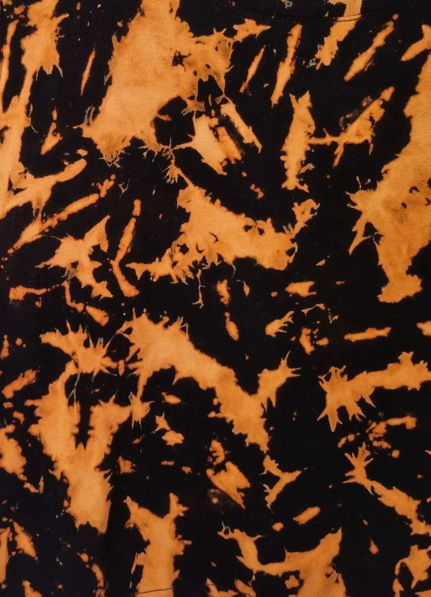 Build Your Hand Designed Fitted Bleach Tie-Dye Crop Top