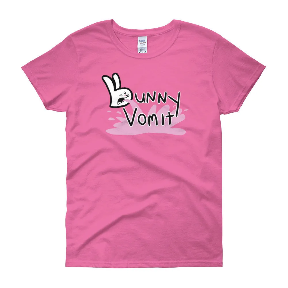 Bunny Vomit Logo Fitted T-Shirt